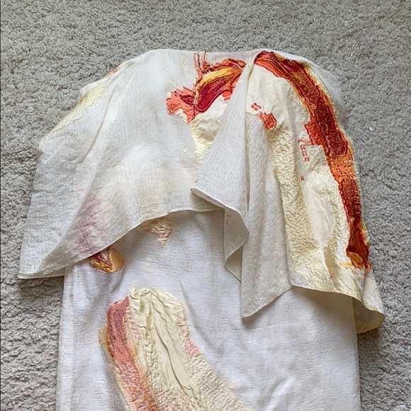 Prabal Gurung orange zest strapless dress art - Picture 7 of 14